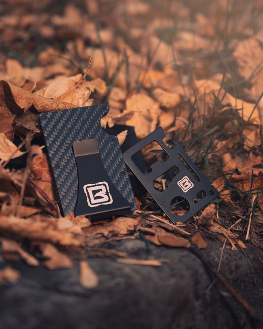 Beakon Everyday Carry Bundle — Carbon Vault Wallet + 11-in-1 Tool