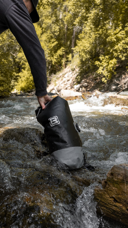 Beakon Dry Bag-Waterproof Roll-Top Adventure Bag for Hiking, Camping & Water Sports