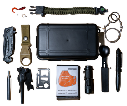 14 PIECE SURVIVAL KIT